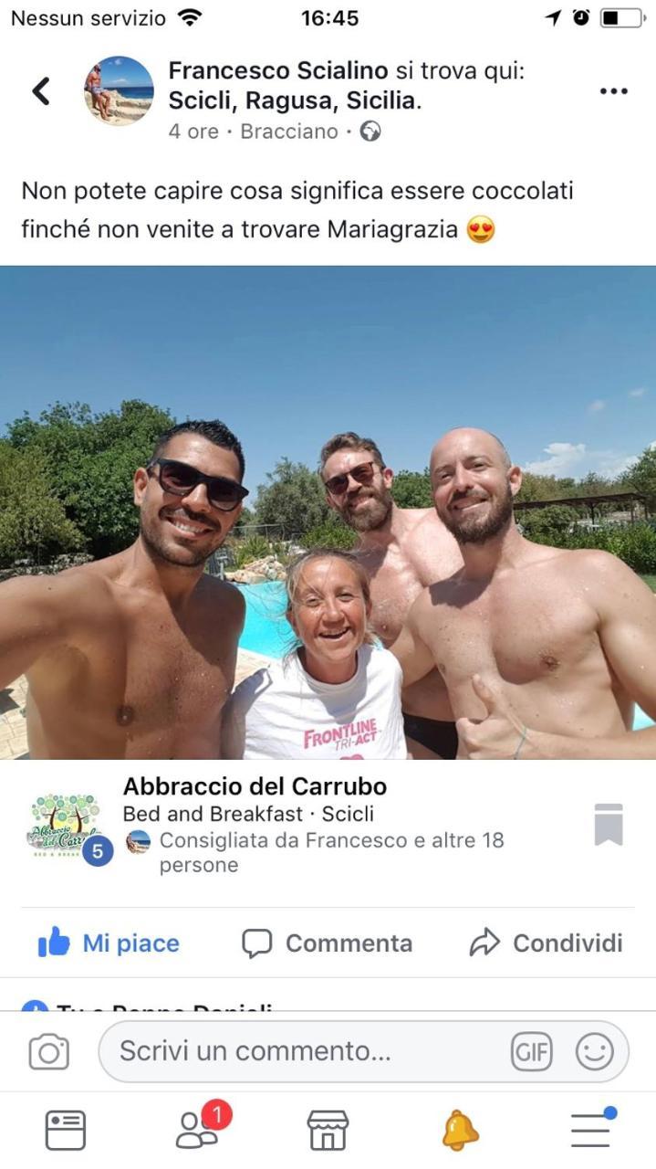 Abbraccio Del Carrubo Bed and Breakfast Scicli Exteriör bild
